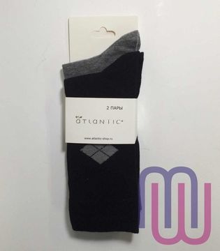 Носки мужские (2 пары) ATLANTIC 2MSC-416