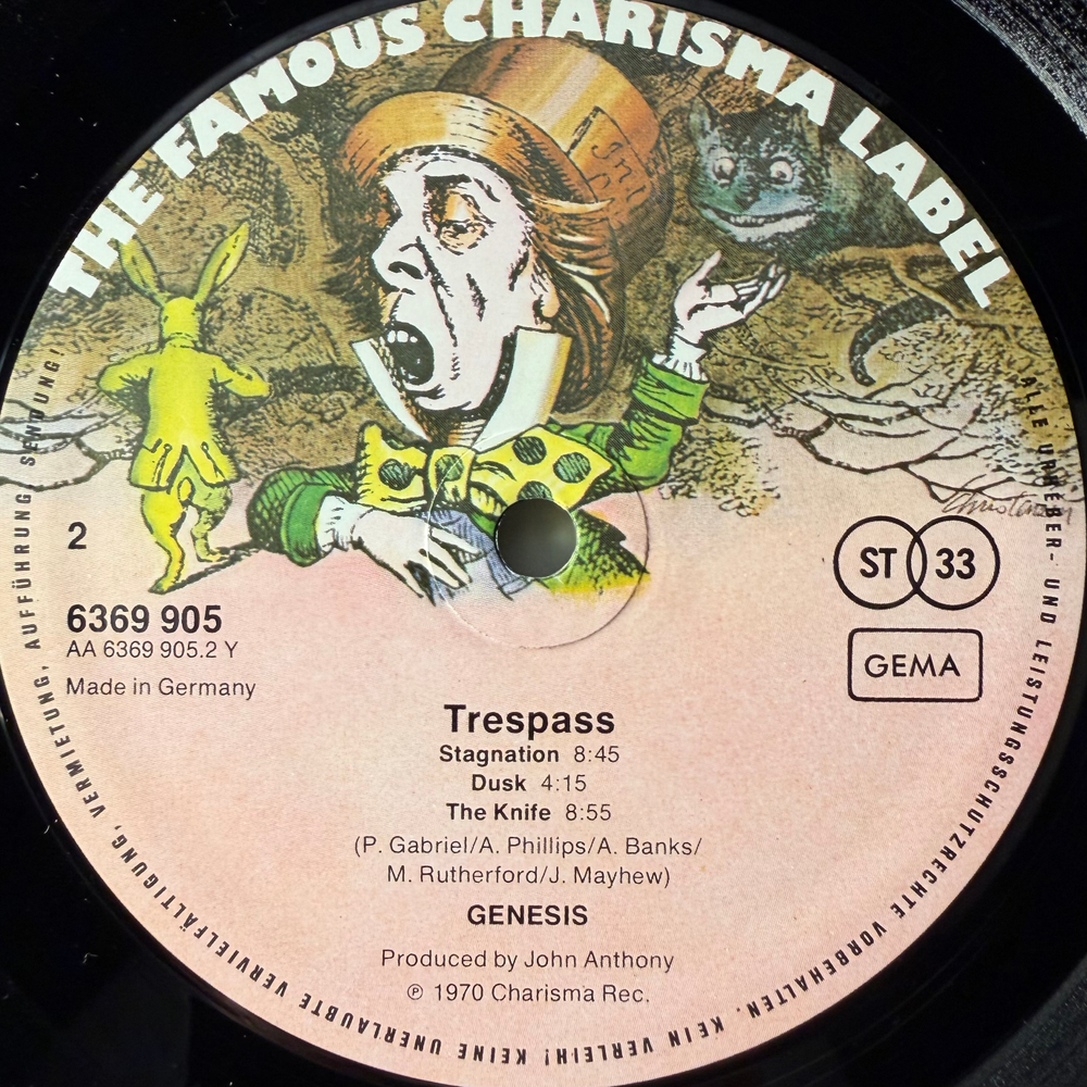 Genesis ‎– Trespass (Гермния 1972г.)