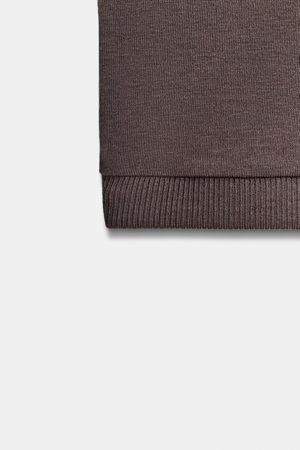 ZARA ТОП НА БРЕТЕЛЯХ ИЗ ХЛОПКА И МОДАЛА, СЕРОВАТО-КОРИЧНЕВЫЙ