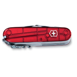Нож Victorinox SwissСhamp, 91мм, прозрачный красный, 1.6795.T
