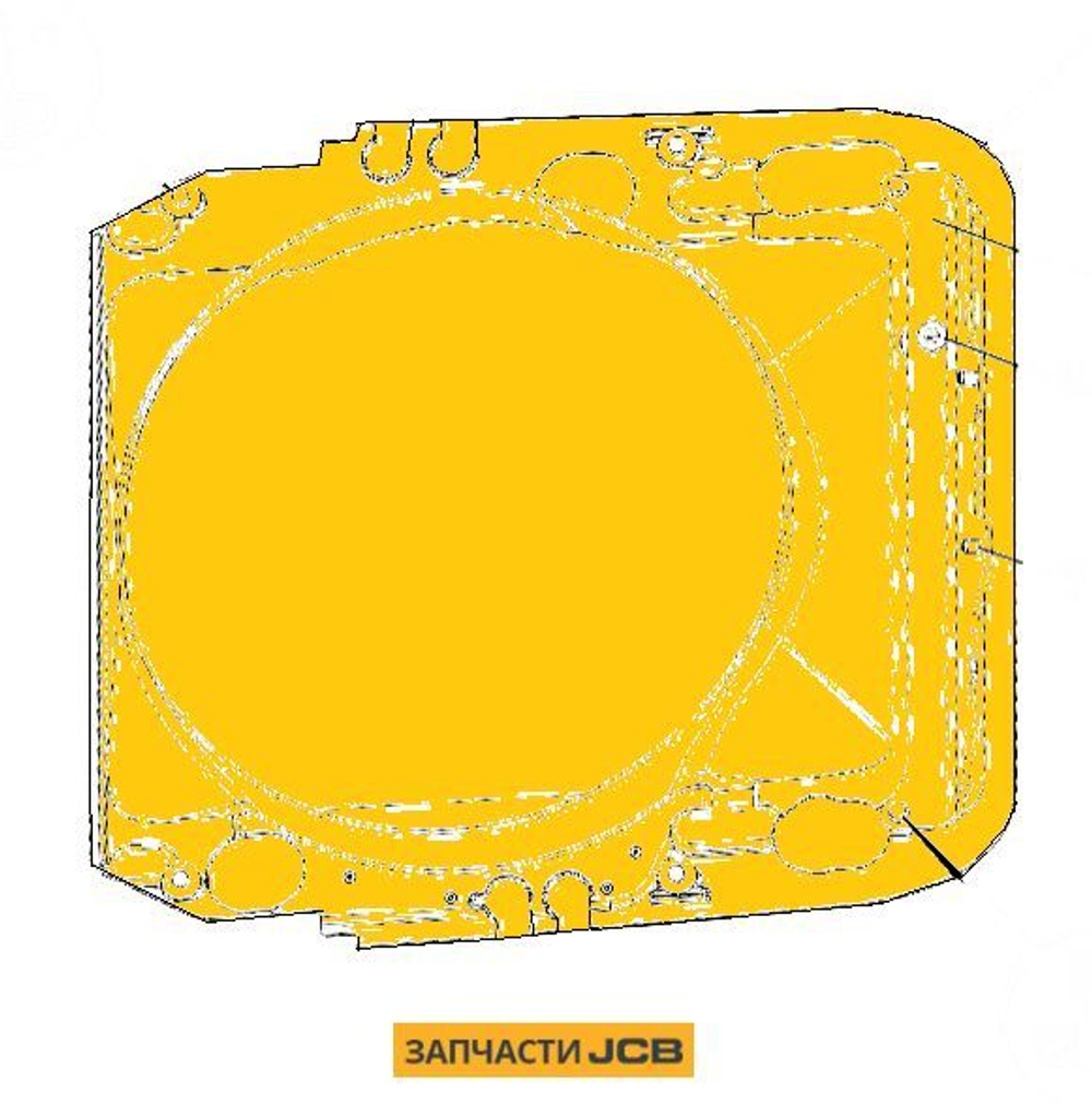 Диффузор радиатора JCB 332/G2462