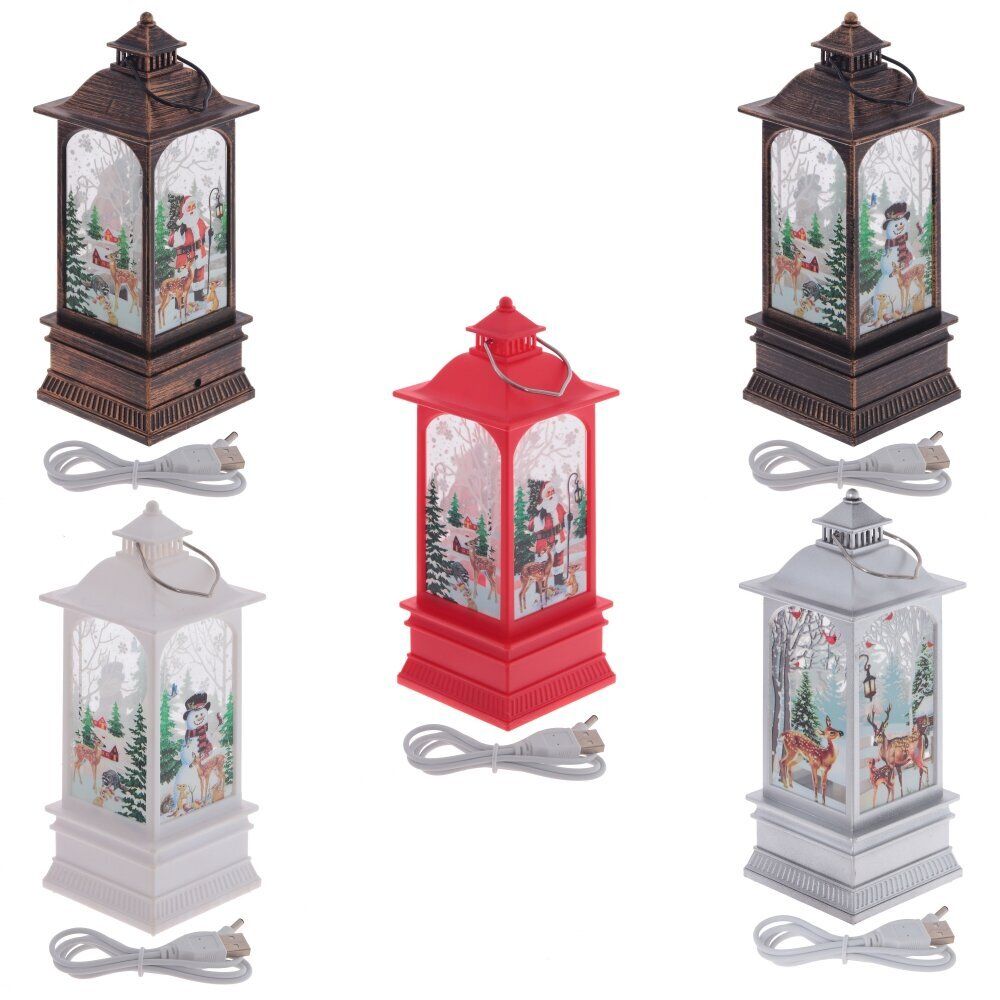 GAEM Изделие декоративное "Фонарь" (подсвет, AAAх3 н/п +USB) L7,5 W7,5 H20 см, 5в.