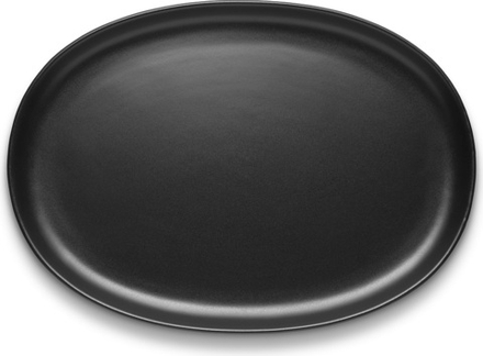 Блюдо сервировочное Eva Solo Nordic Kitchen, овальное, каменная керамика, 22 31 см, чёрное