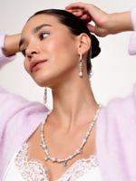 Серьги "Charm stick" Silver