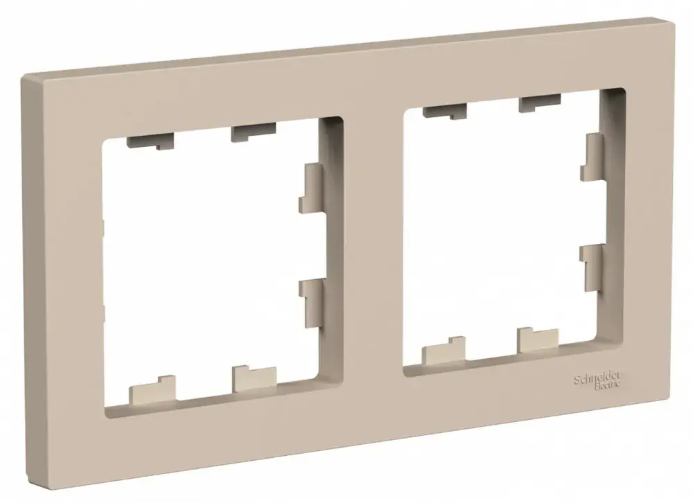 ATLASDESIGN 2-постовая РАМКА, универсальная, ПЕСОЧНЫЙ