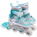 Коньки раздвижные, роликовые с ледовым блоком Sportage Flash R212 (pазмер 29-33)