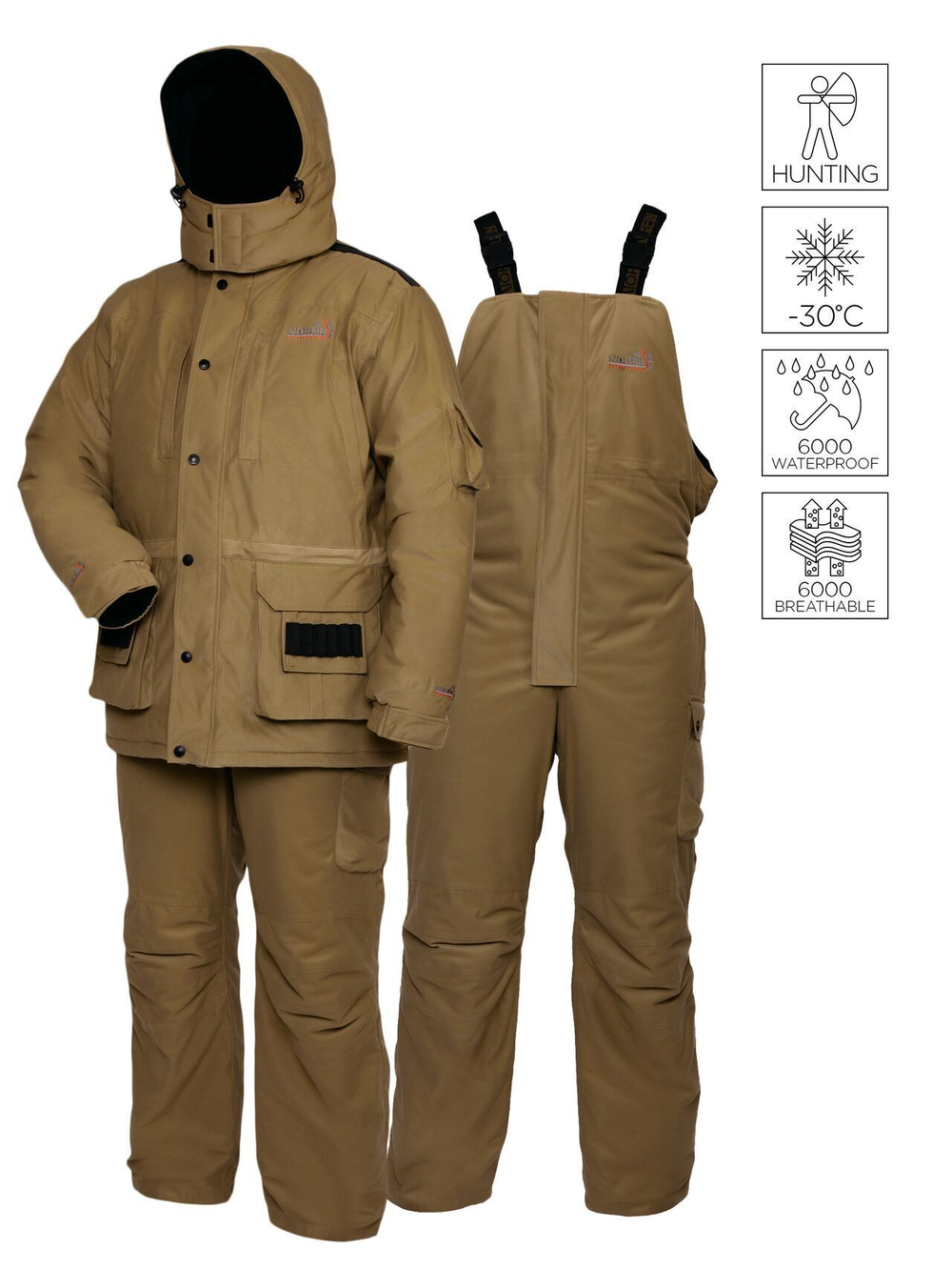 Костюм зимний мужской Norfin Hunting WILD GREEN 02 р.M