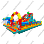 Коммерческий надувной батут "Змей Горыныч 3" 16*10*9 м