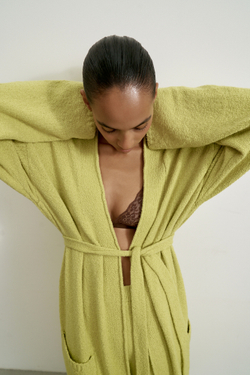 Кардиган ROMEE длинный, лайм