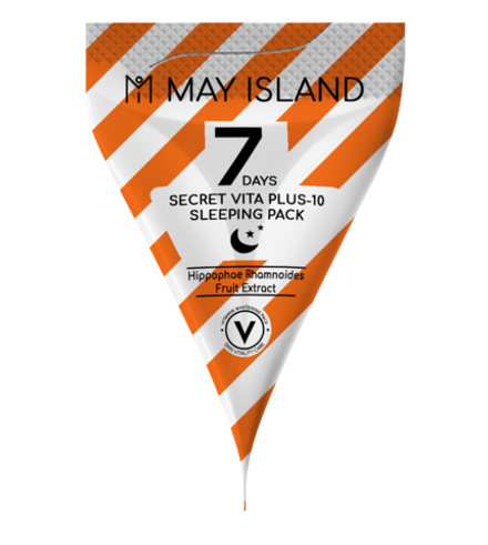 May Island 7 DAYS SECRET VITA PLUS-10 SLEEPING PACK Витаминизированная ночная маска для лица, 3 гр (улучшает цвет лица, питание,