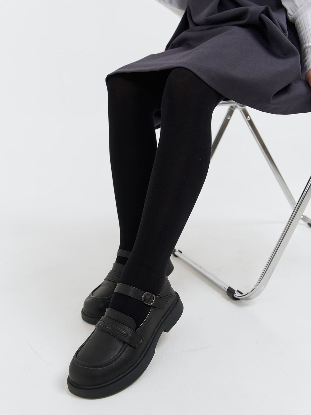 Колготки из модала "Черные" 7+