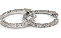 Серьги Эстерелла из серебра 925 пробы с фианитами