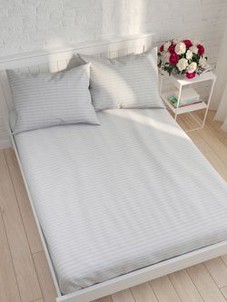 Простынь на резинке Сказка "Белоснежная Арктика" 140х200 см, перкаль