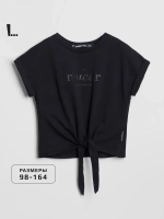 Футболка для девочки на завязках