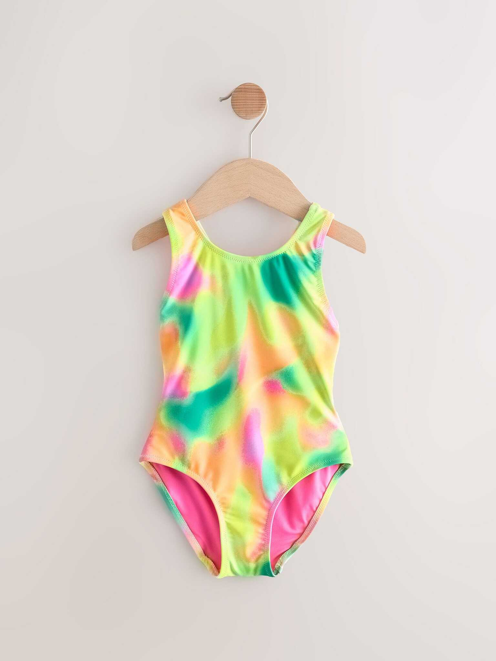 Купальник слитный для девочки Next E76-814, Желтый, Оранжевый