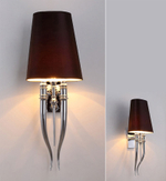 Wall design lamp  Brunilde by Ipe Cavalli H92 (Black)