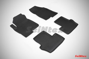 Резиновые коврики в салон Jeep Liberty (2006-2016) "Высокий борт"