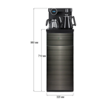 Кулер с чайным столиком Тиабар Ecotronic TB12-LNR black