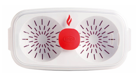 Контейнер для приготовления яиц пашот и омлета в СВЧ 0,75л 2 порции SNIPS