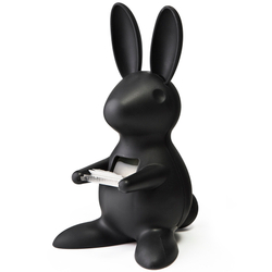 Диспенсер для скотча Qualy Bunny черный