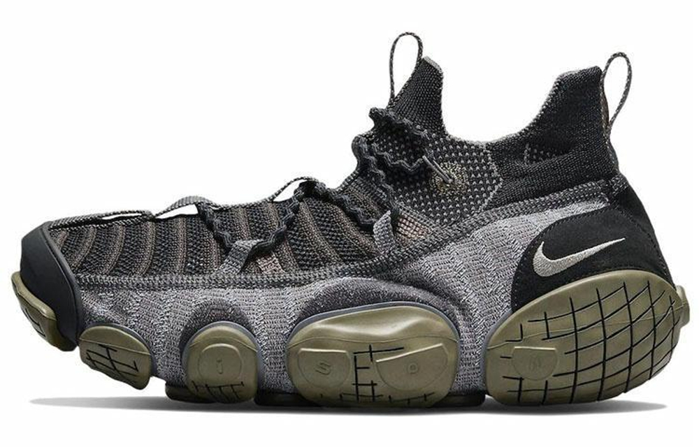 Кроссовки Nike Ispa Link "Black And Medium Olive"