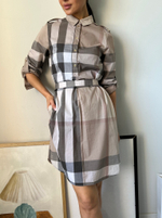 Хлопковое платье Burberry, S