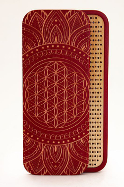 Доска садху Ом на мандале алюминиевые гвозди