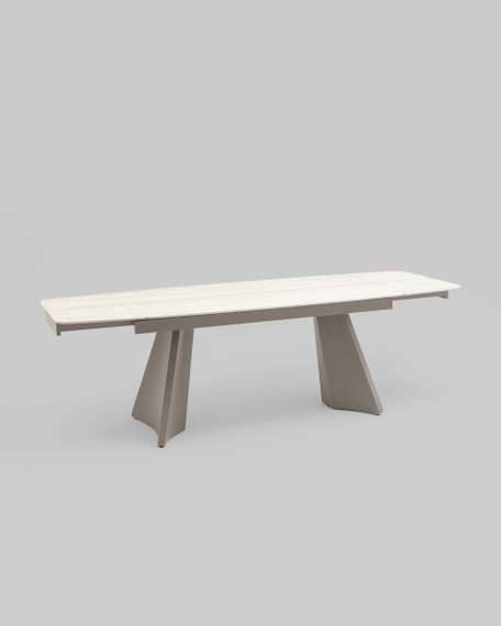 Стол обеденный Eliora 160-240*90 см серая керамика