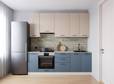 Кухонный гарнитур Fusion 2400 (верх 950 мм) (38мм)