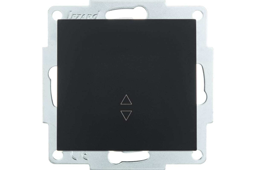 VESNA 742 4288 105 Выключатель проходной черный матовый (механизм)