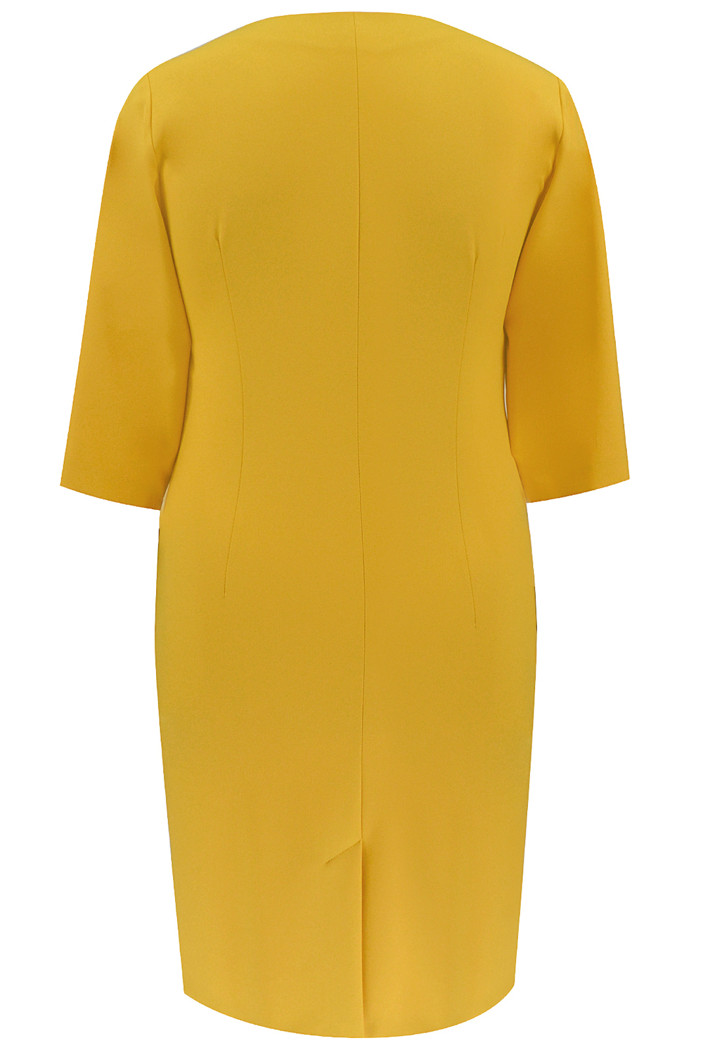 Повседневное платье 1697ЮП, горчичный #184Гор051697ЮП