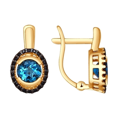 Серьги Au 585 (724200)