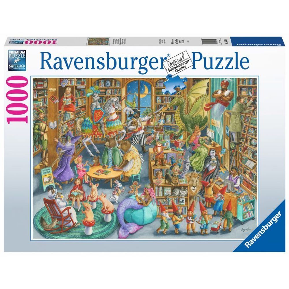 Ravensburger - Пазл Полночь в библиотеке 1000 шт. 164554