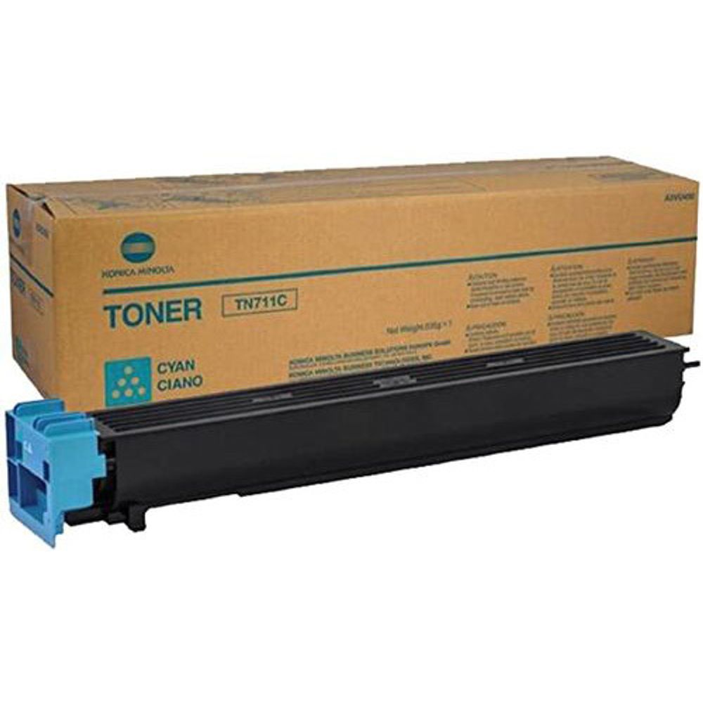 Тонер-картридж TN-711C Konica-Minolta bizhub C654/754/Pro C754 голубой a3vu450