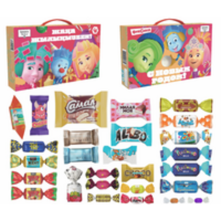 Новогодний подарок Баян Сулу Фиксики 300 гр