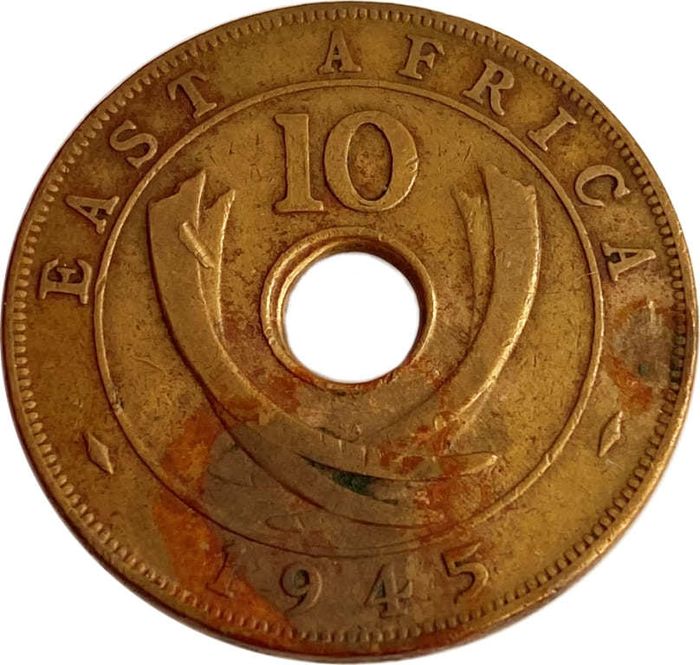 10 центов 1945 Британская Восточная Африка
