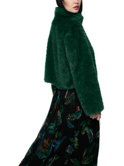 Marc Cain Куртка укороченная из эко-меха