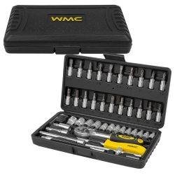 Набор инструментов 46пр. 1/4''(6гр.) (4-14мм) WMC TOOLS WMC-2462-5(New)