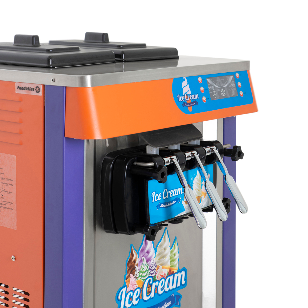 Фризер мягкого мороженого MQ-L18T Foodatlas Eco (оранжевый)