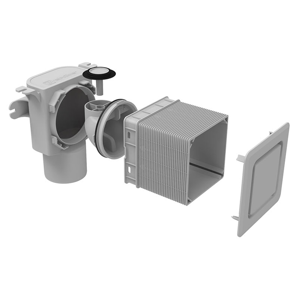 Воздушный клапан скрытого монтажа 50/75 мм ТП-905 Татполимер