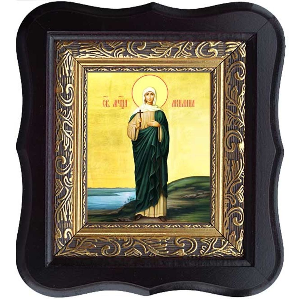 Акилина Старшая (Гречишница), Библосская (Финикийская) Святая мученица. Икона на холсте.