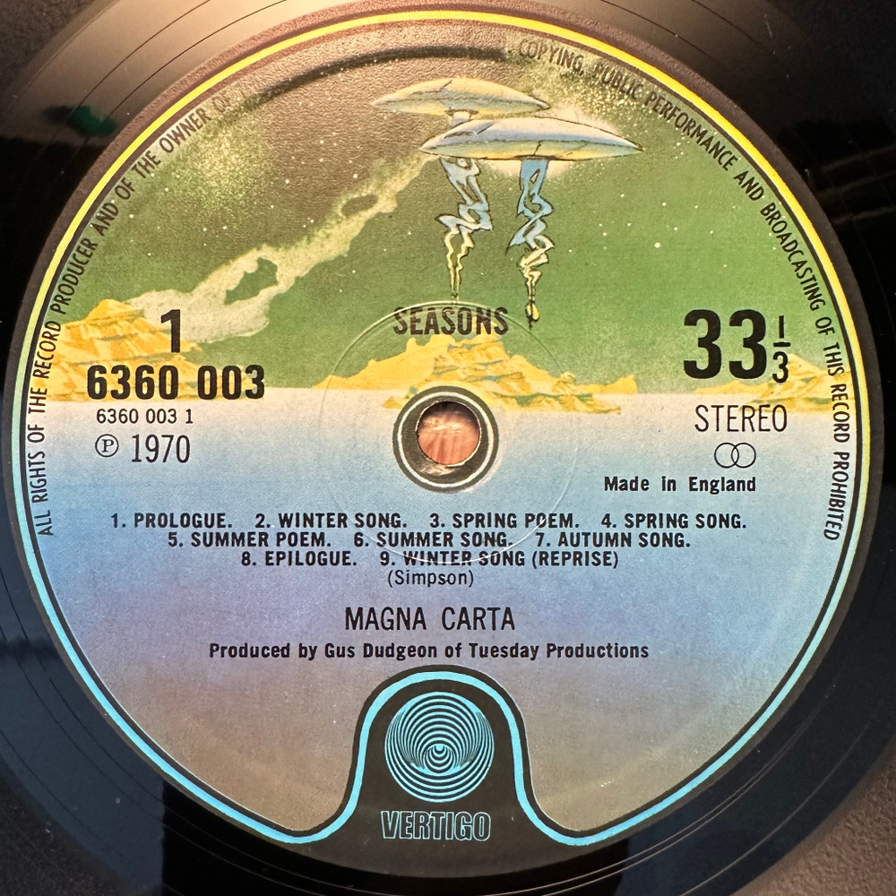 Magna Carta - Seasons (England)