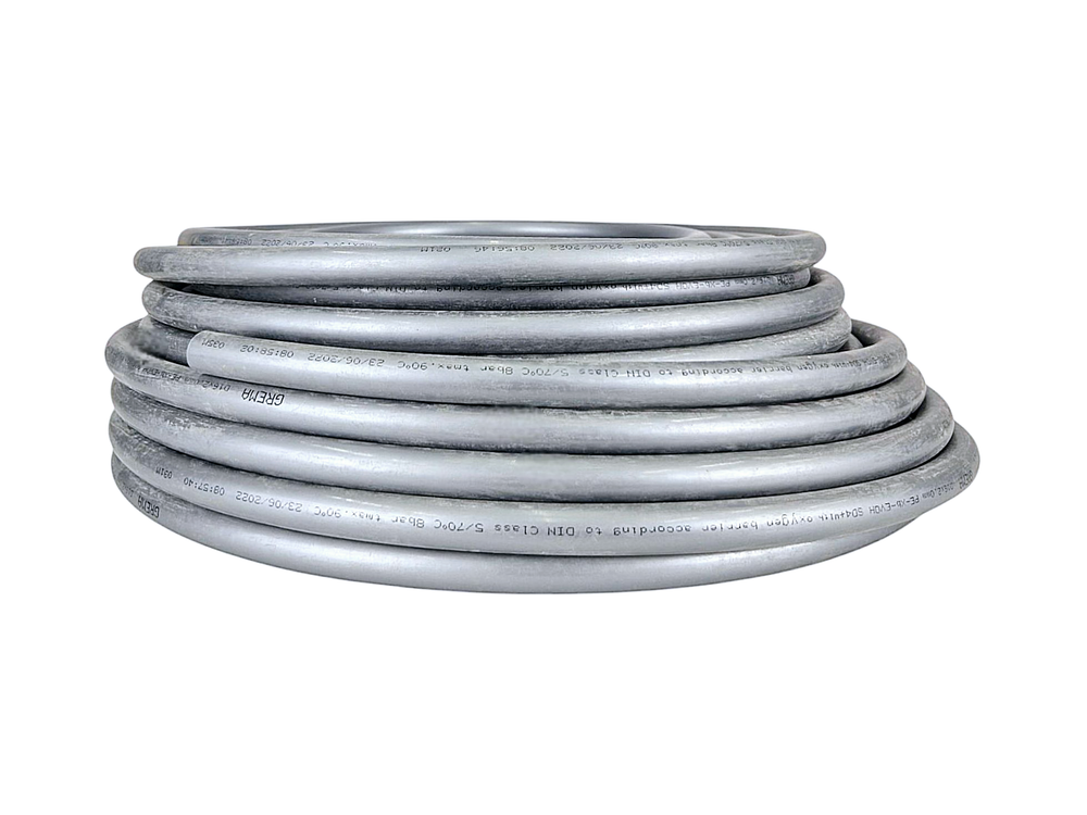Труба PE-Xb EVOH 16*2.0 GREMA 200 м (серая)