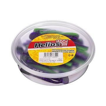 Виброхвост несъедоб. Chebak 3,15'/8 см Fio & Lime 30шт. (HS-3-014-N-30) Helios