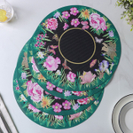 Салфетки сервировочные на стол Доляна «Роуз», 4 шт., d=38 см