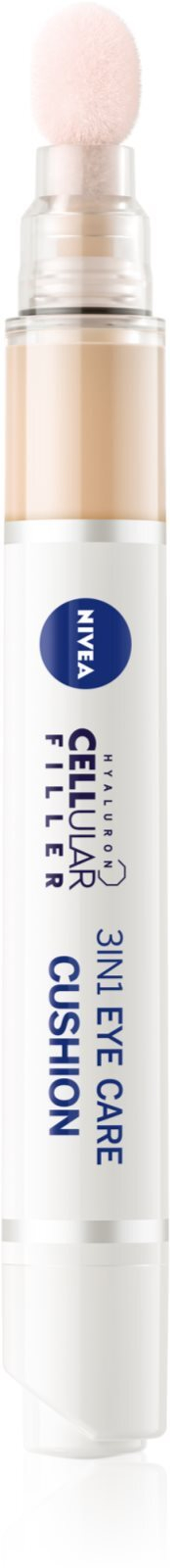 Nivea Hyaluron Cellular Filler - тонирующий увлажняющий крем для глаз /  02 Medium 4  ml  / GTIN 4005900853615