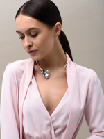 Обруч "Lily" Silver