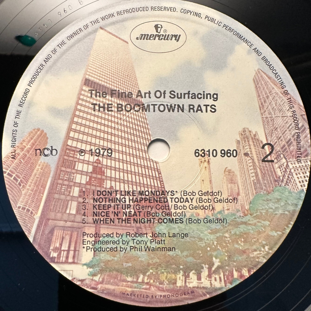 The Boomtown Rats - The Fine Art Of Surfacing (Скандинавия 1979г.)