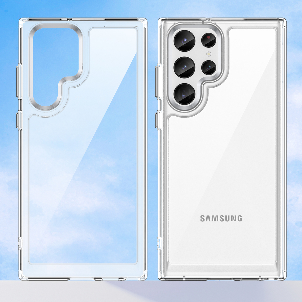 Усиленный прозрачный чехол для Samsung Galaxy S22 Ultra, увеличенные защитные свойства