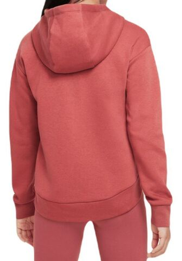 Кофта для девочки теннисная  Nike Sportswear Club Fleece Full Zip Hoodie - Коричневый